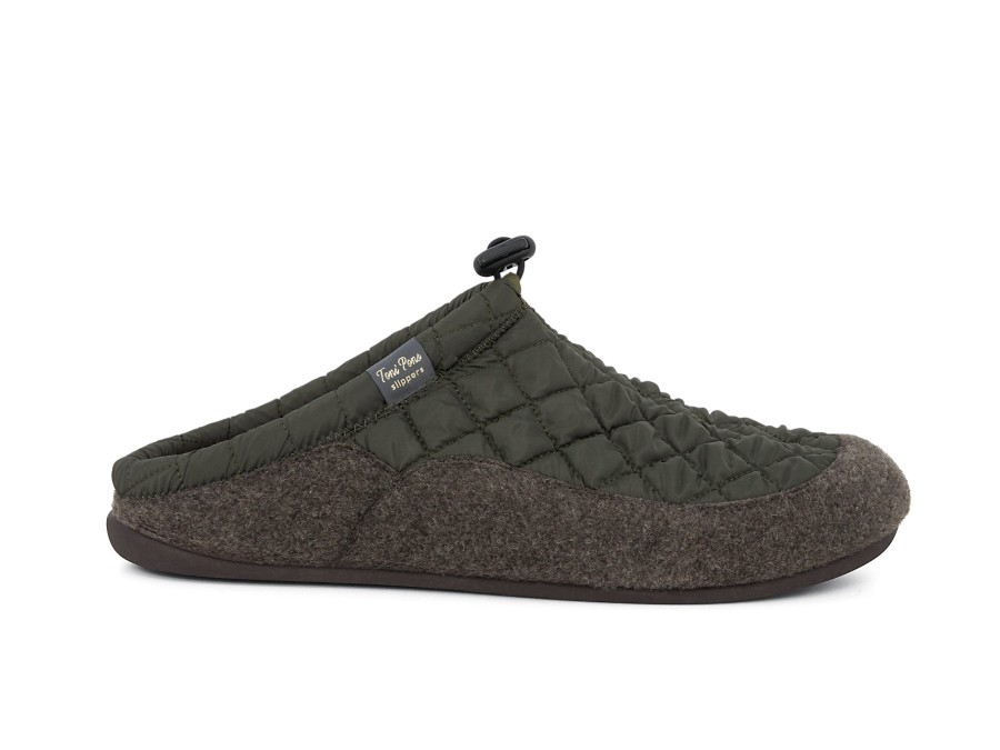 Man TONI PONS Slippers | Nadir Khaki | Peter Sheppard Footwear