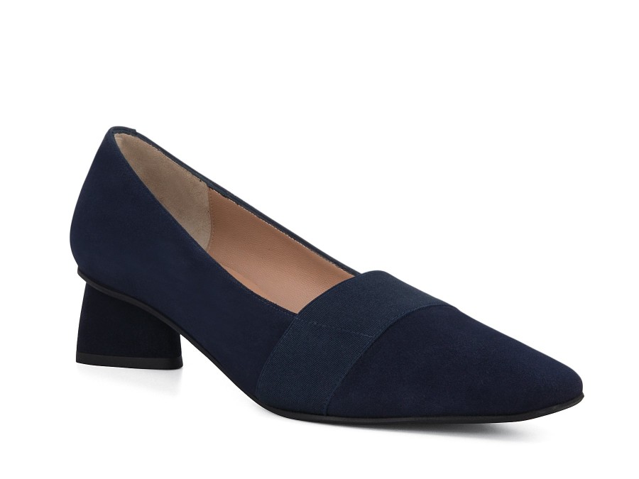 Woman JONI Heels | Jaxxon Navy | Peter Sheppard Footwear