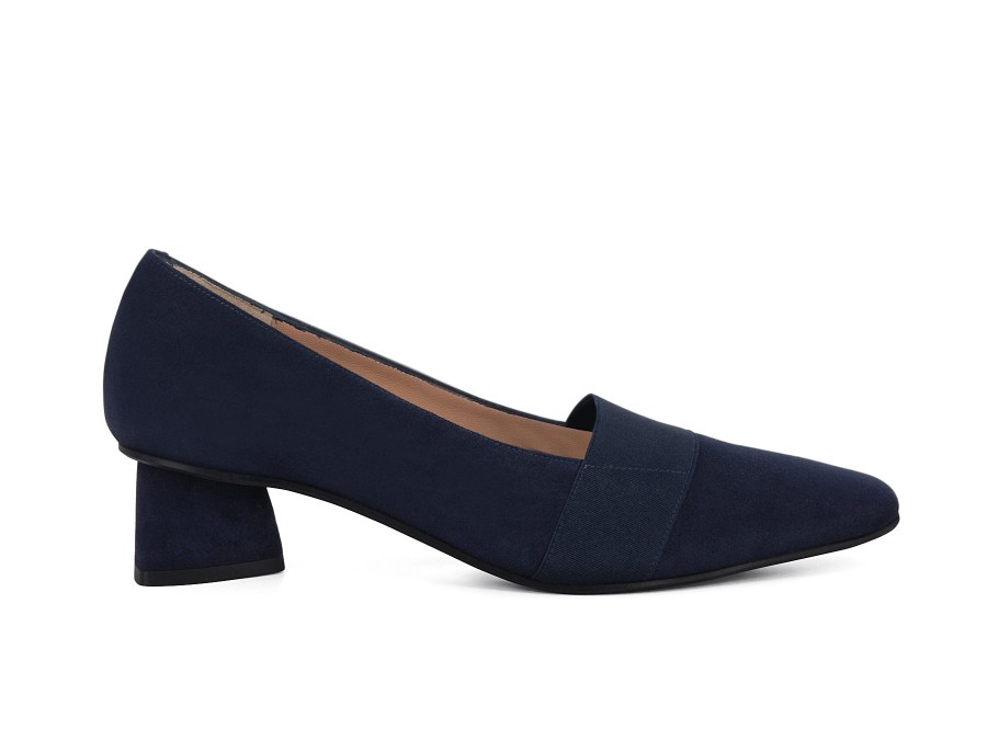 Woman JONI Heels | Jaxxon Navy | Peter Sheppard Footwear