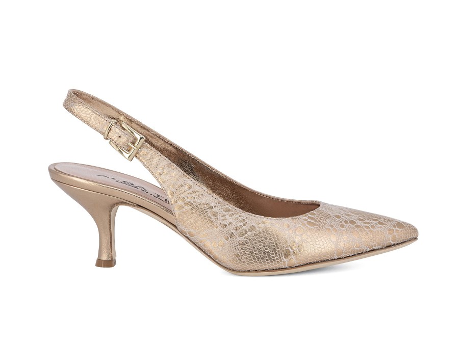 Woman ALBA TECI Heels | Astero Gold | Peter Sheppard Footwear