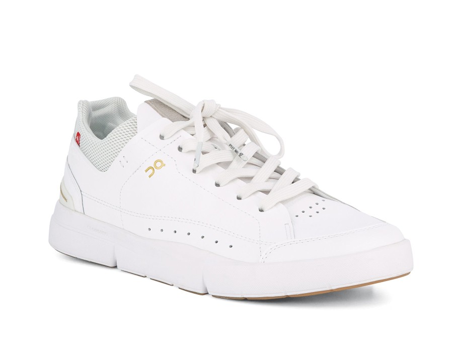 Woman ON Sneakers | The Roger Centre Court White Gum | Peter Sheppard Footwear