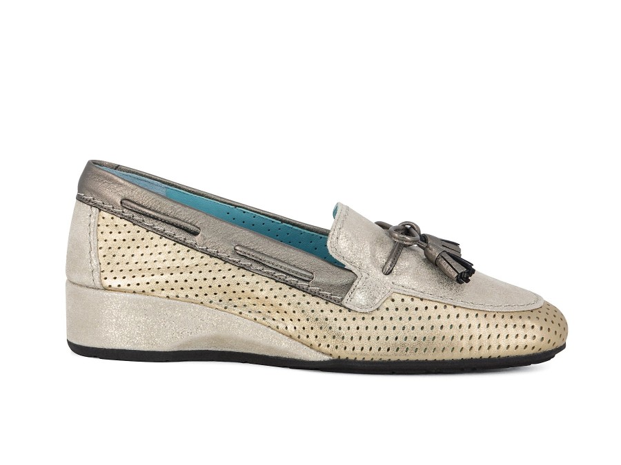 Woman THIERRY RABOTIN Slip-Ons | Tandem Multi Metallic | Peter Sheppard Footwear