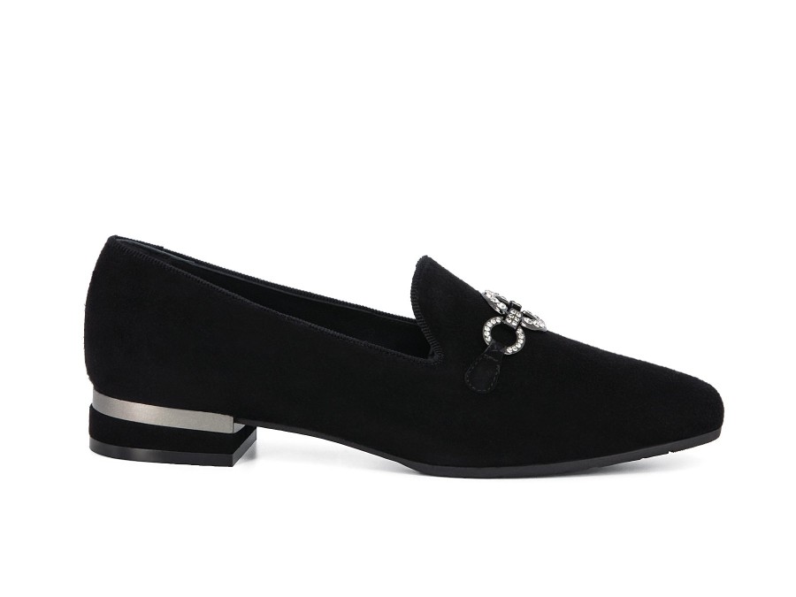 Woman LE GAZZELLE Slip-Ons | Leighton Black | Peter Sheppard Footwear