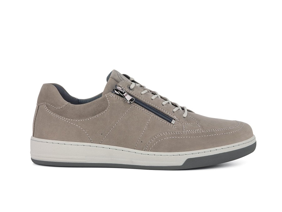 Man WALDLAUFER Lace-Ups | Wyclef Lt Grey | Peter Sheppard Footwear