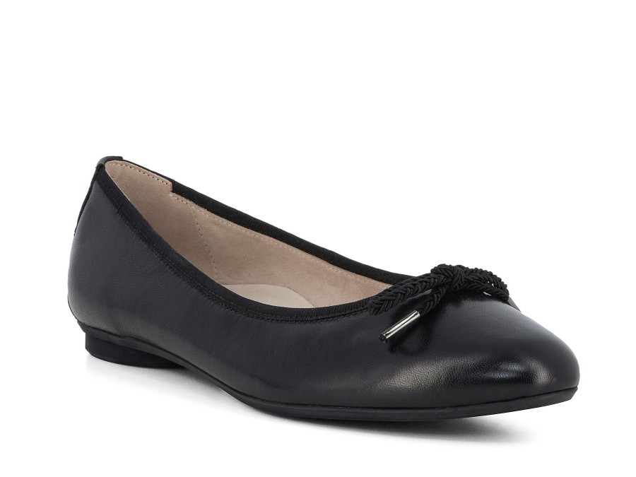 Woman PAUL GREEN Ballerina Flats | Pirkin Black. | Peter Sheppard Footwear