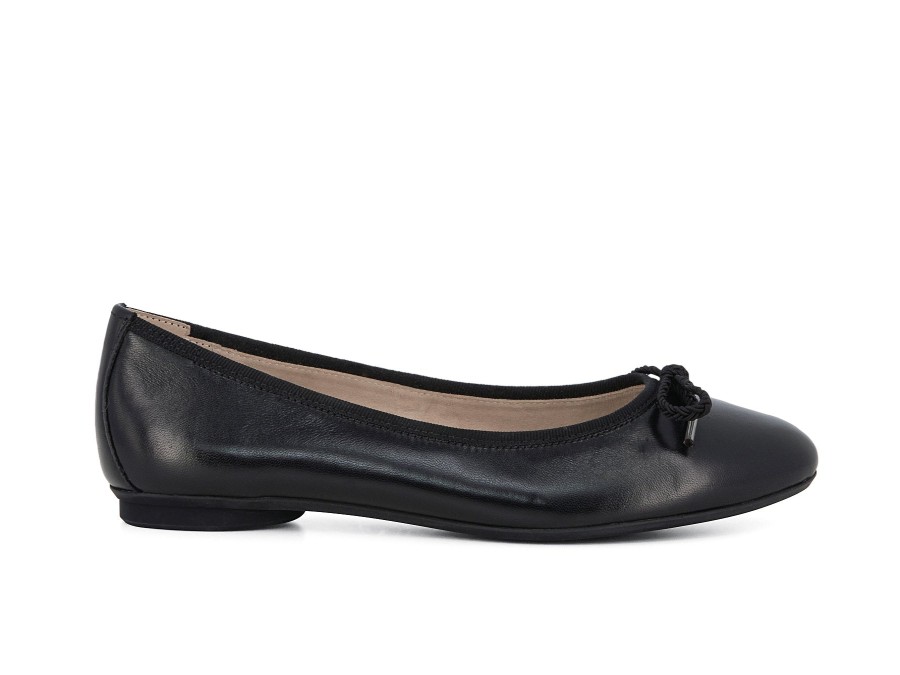 Woman PAUL GREEN Ballerina Flats | Pirkin Black. | Peter Sheppard Footwear