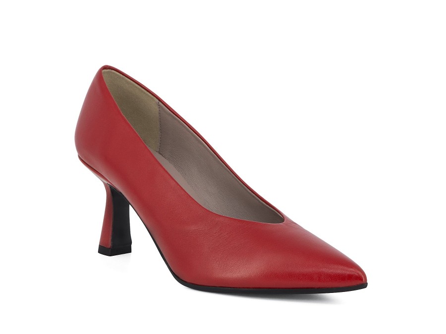 Woman CHARLES COOPER Heels | Suzzy Red | Peter Sheppard Footwear