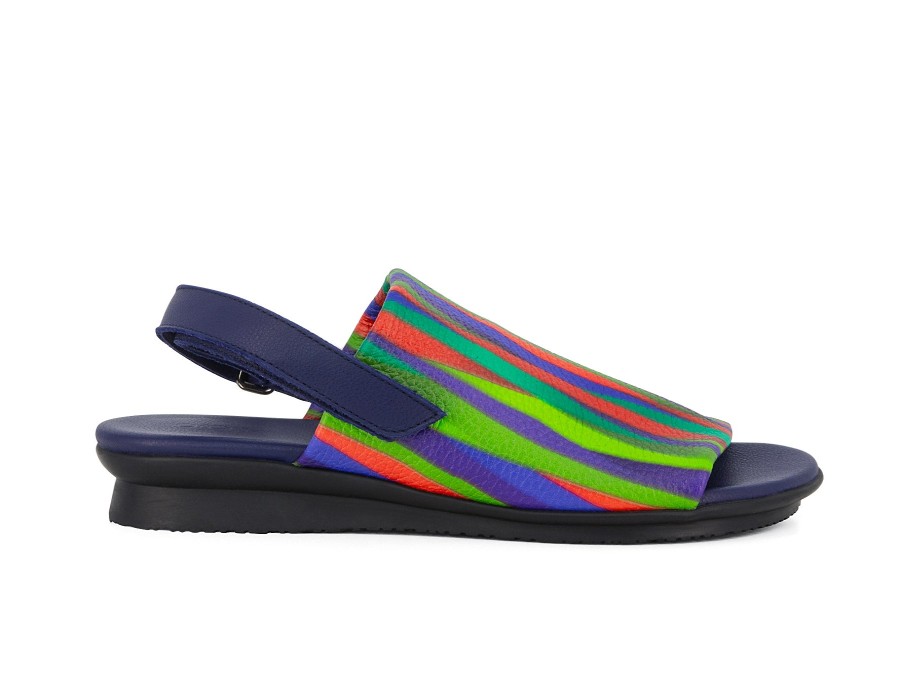 Woman ARCHE Sandals | Aurasy Green Multi | Peter Sheppard Footwear