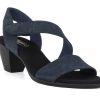 Woman MUNRO Heels | Lucia M Navy | Peter Sheppard Footwear