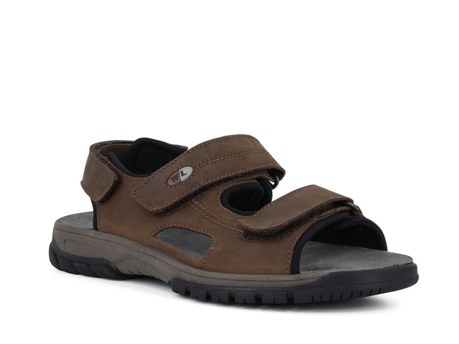 Man WALDLAUFER Sandals | Wondall Brown | Peter Sheppard Footwear