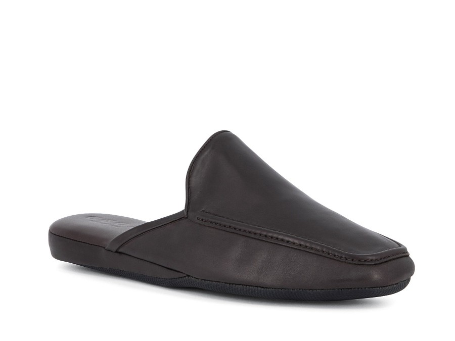 Man GEDA SLIPPERS Slippers | Fiesole Brown | Peter Sheppard Footwear