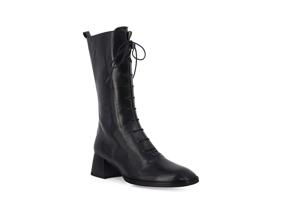 Woman HISPANITAS Long Boots | Hipwell Black | Peter Sheppard Footwear