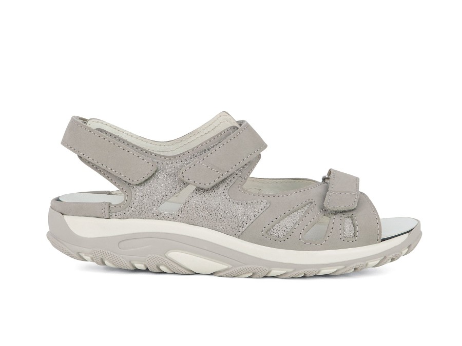 Woman WALDLAUFER Sandals | Westy Grey | Peter Sheppard Footwear