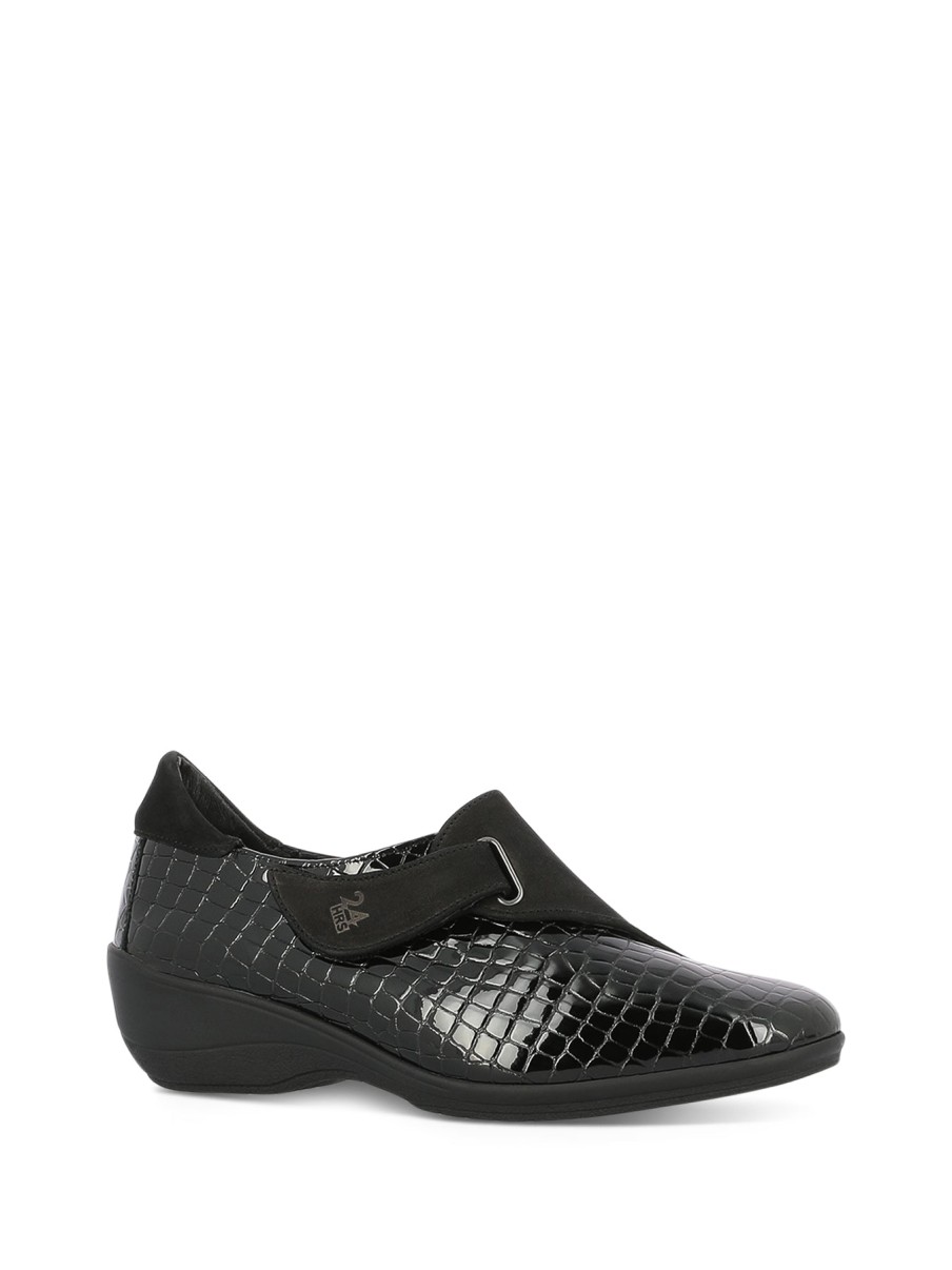 Woman 24HRS Slip-Ons | 23376 Black | Peter Sheppard Footwear