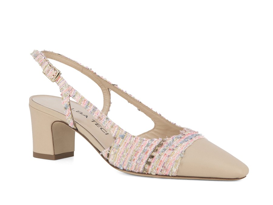 Woman ALBA TECI Heels | Alison Natural | Peter Sheppard Footwear