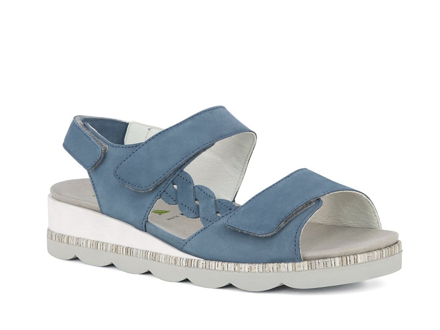 Woman WALDLAUFER Sandals | Wreath Denim | Peter Sheppard Footwear