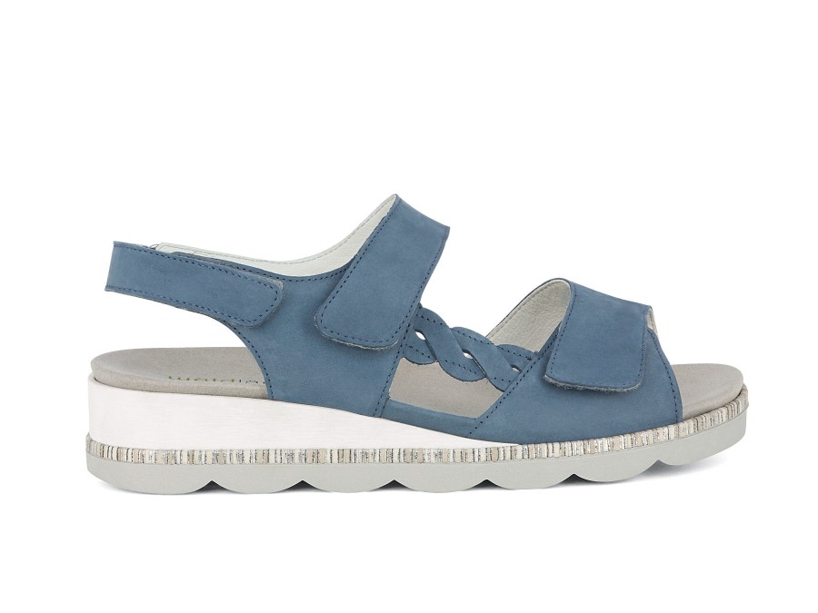 Woman WALDLAUFER Sandals | Wreath Denim | Peter Sheppard Footwear