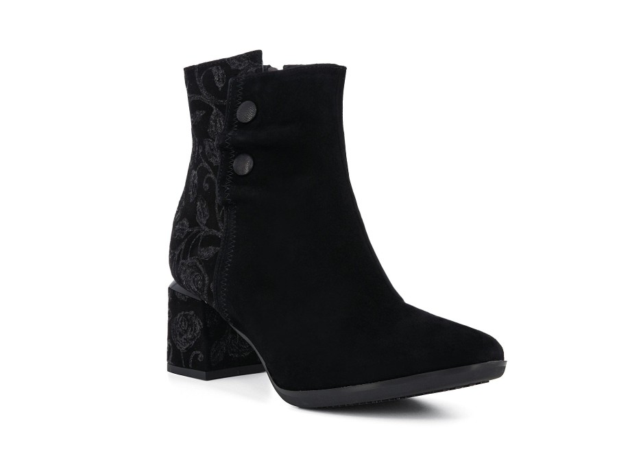 Woman BELLA COMFORTO Ankle Boots | Barmelo Black | Peter Sheppard Footwear