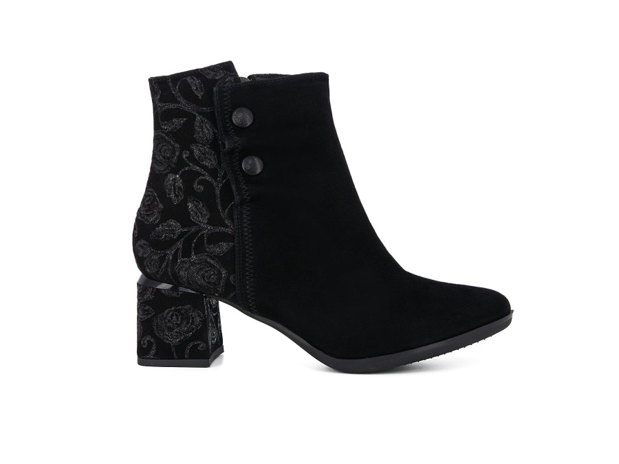 Woman BELLA COMFORTO Ankle Boots | Barmelo Black | Peter Sheppard Footwear