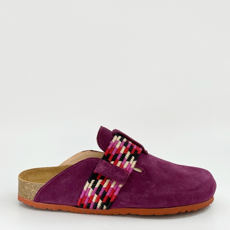 Woman THINK OUTLET Slides | 3-000825 Purple Multi | Peter Sheppard Footwear