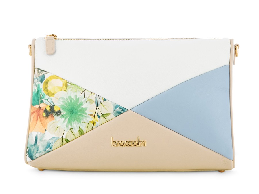 Woman BRACCIALINI HANDBAGS Handbags & Wallets | Hb 17254 White Floral | Peter Sheppard Footwear