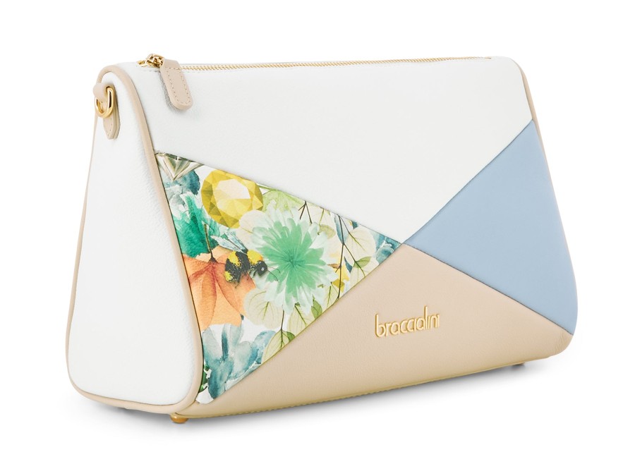 Woman BRACCIALINI HANDBAGS Handbags & Wallets | Hb 17254 White Floral | Peter Sheppard Footwear