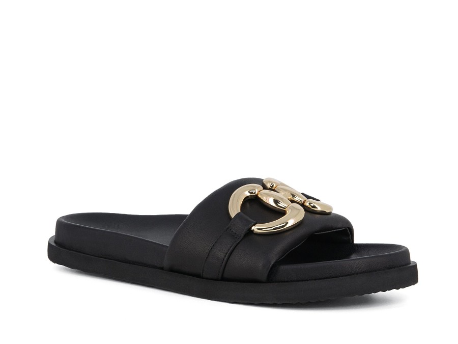 Woman HOGL Slides | Hildegard Black | Peter Sheppard Footwear