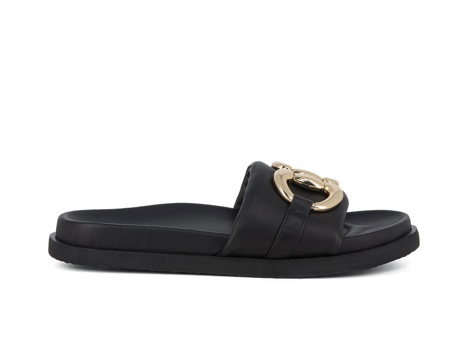 Woman HOGL Slides | Hildegard Black | Peter Sheppard Footwear