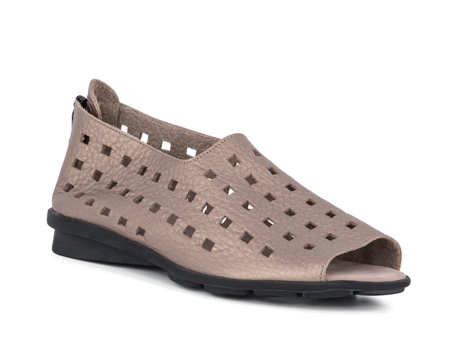 Woman ARCHE Slip-Ons | Drick Lt Pewter | Peter Sheppard Footwear