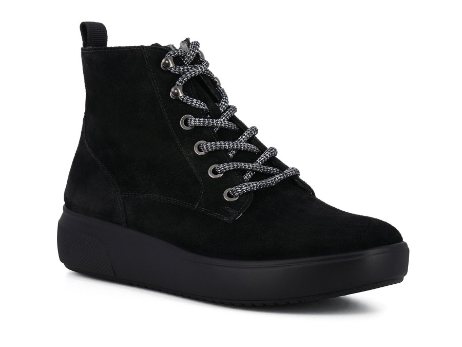 Woman WALDLAUFER Ankle Boots | Winoa Black | Peter Sheppard Footwear