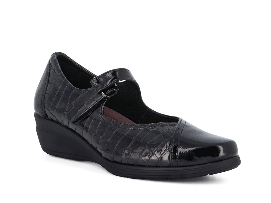 Woman 24HRS Mary Janes | 25085 Black | Peter Sheppard Footwear