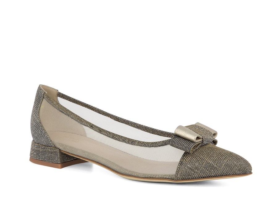 Woman PETER SHEPPARD Ballerina Flats | Calia Gold | Peter Sheppard Footwear