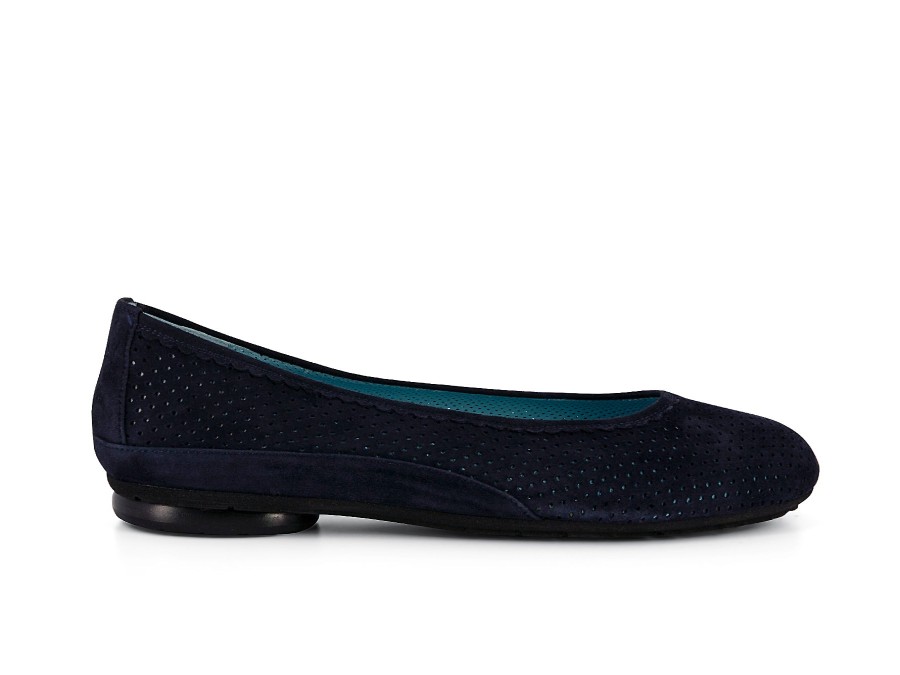 Woman THIERRY RABOTIN Ballerina Flats | Taya Navy | Peter Sheppard Footwear