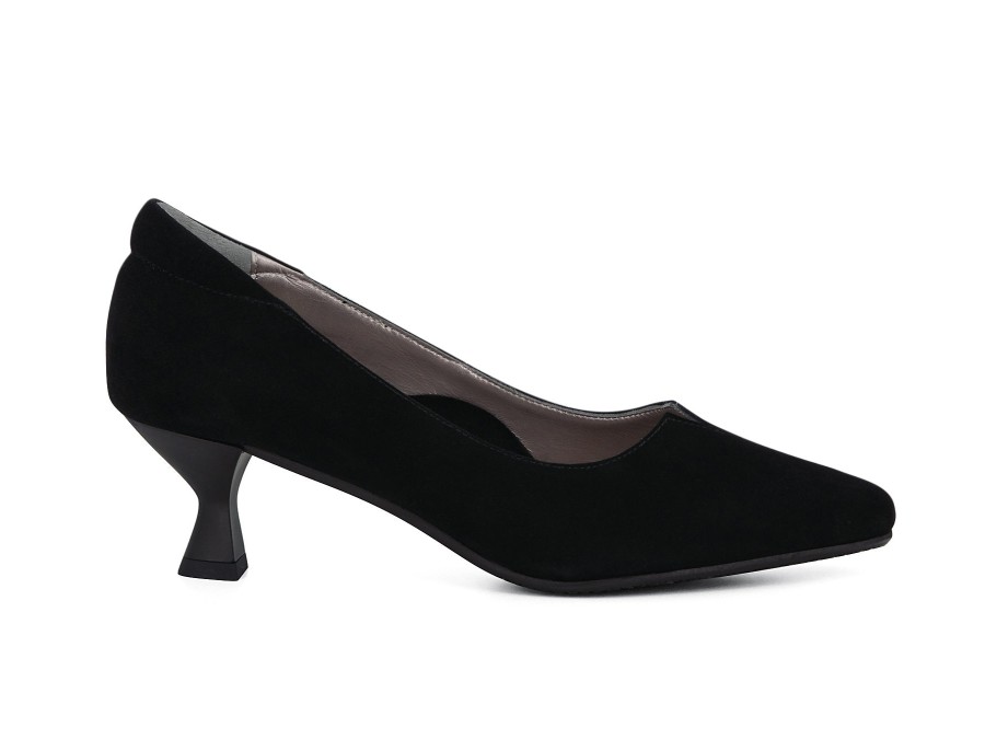 Woman BELLA COMFORTO Heels | Barbaro Black | Peter Sheppard Footwear