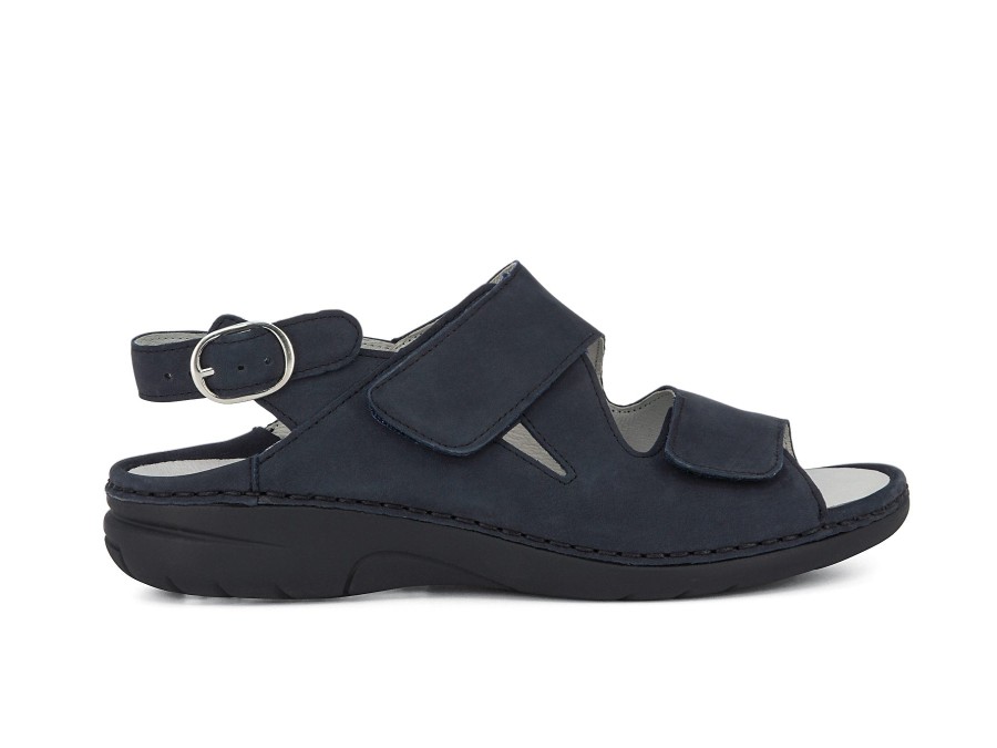 Woman WALDLAUFER Sandals | Wilston Navy | Peter Sheppard Footwear