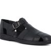 Man SIOUX Sandals | Gabun Black | Peter Sheppard Footwear