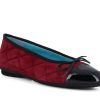 Woman THIERRY RABOTIN Ballerina Flats | Tahmoh Red~Black | Peter Sheppard Footwear