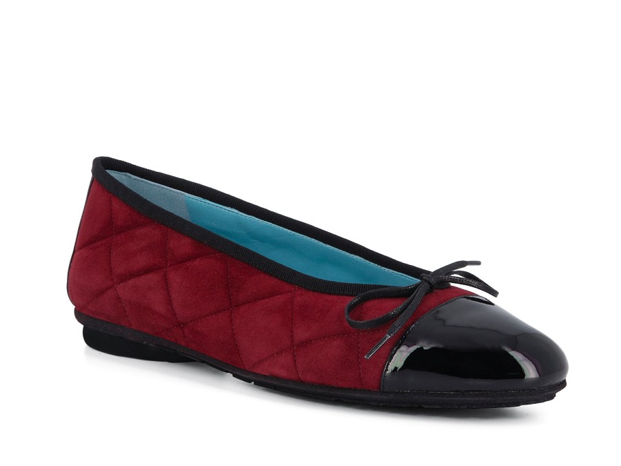 Woman THIERRY RABOTIN Ballerina Flats | Tahmoh Red~Black | Peter Sheppard Footwear