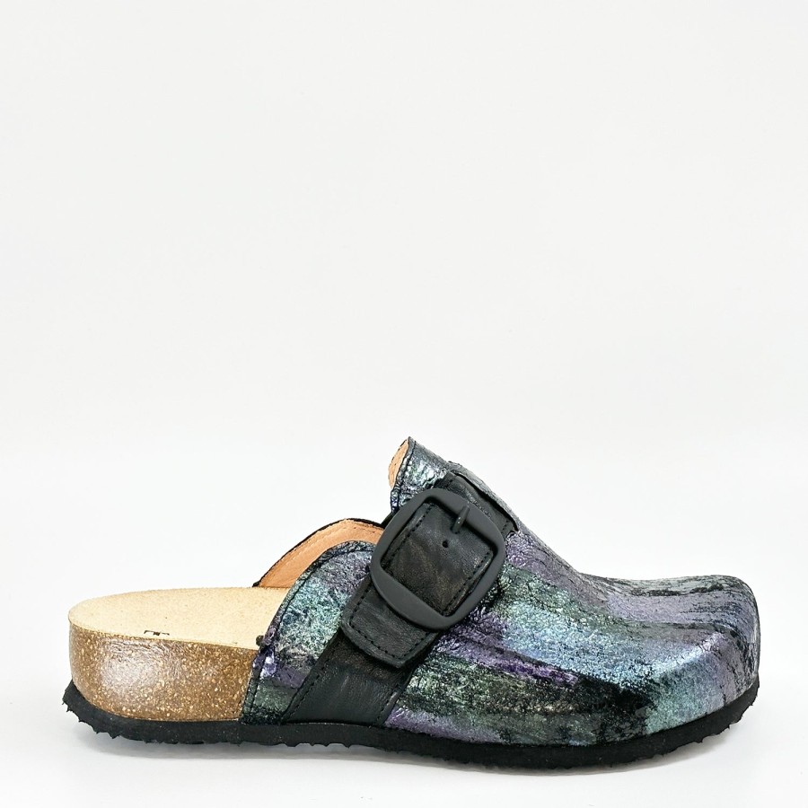 Woman THINK OUTLET Slides | 3-000543 Amethyst~Blue | Peter Sheppard Footwear