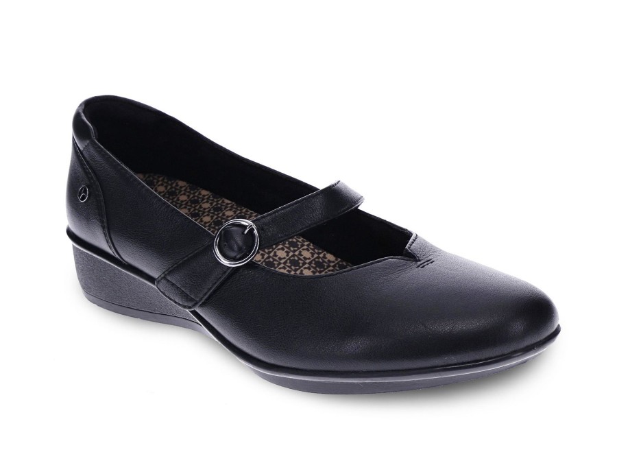 Woman REVERE Mary Janes | Sicily 2 Black | Peter Sheppard Footwear