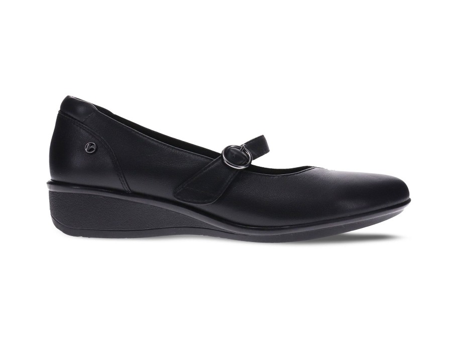 Woman REVERE Mary Janes | Sicily 2 Black | Peter Sheppard Footwear