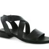 Woman MUNRO Sandals | Souki Black | Peter Sheppard Footwear