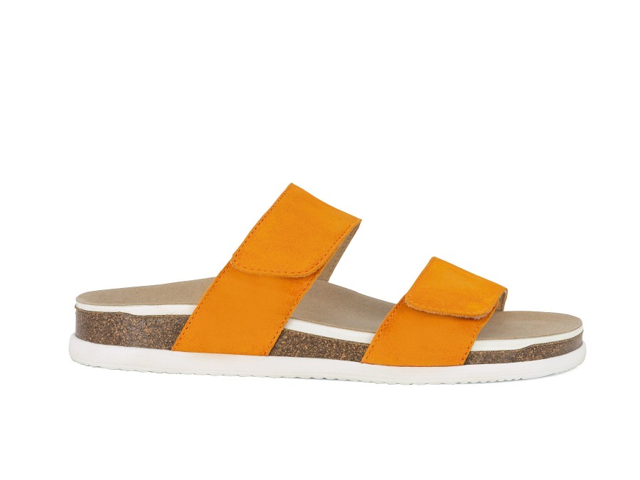 Woman ARA Slides | 38104 Orange | Peter Sheppard Footwear