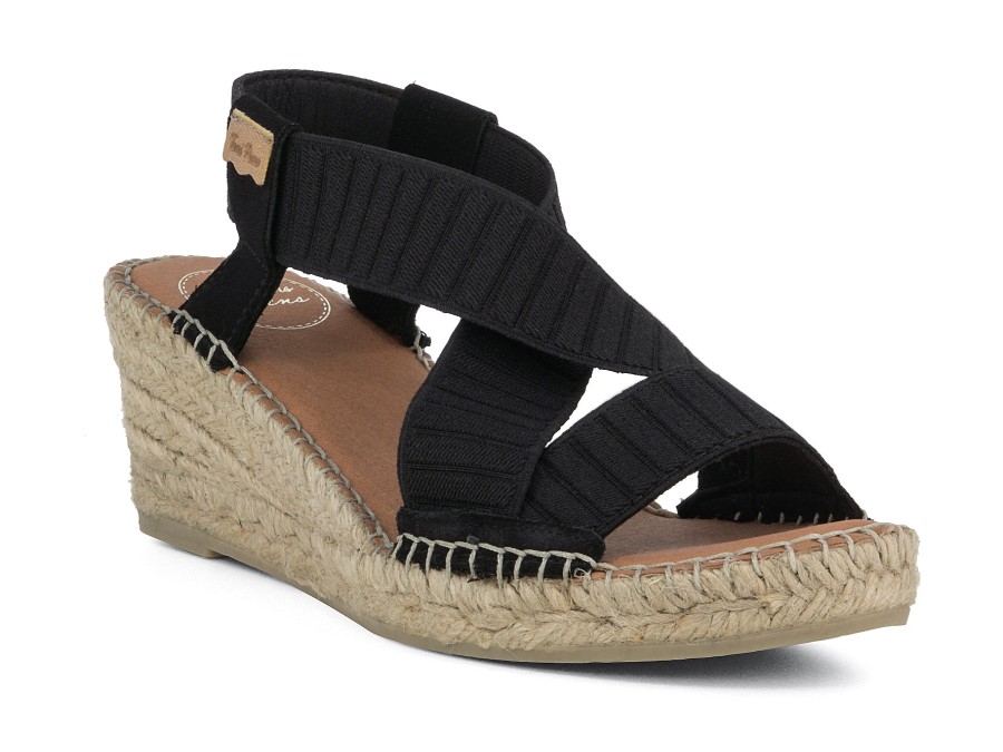 Woman TONI PONS Espadrilles | Tura Black | Peter Sheppard Footwear