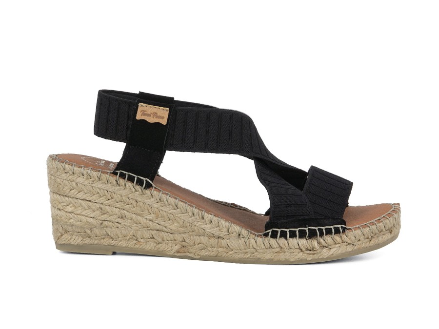 Woman TONI PONS Espadrilles | Tura Black | Peter Sheppard Footwear