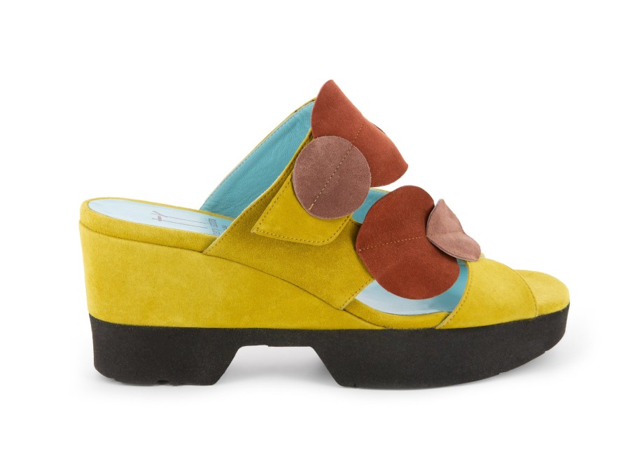 Woman THIERRY RABOTIN Wedges | Tafira Olive | Peter Sheppard Footwear