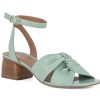 Woman CALPIERRE Heels | Caiman Mint | Peter Sheppard Footwear