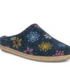 Woman TONI PONS Slippers | Deli-T Navy | Peter Sheppard Footwear