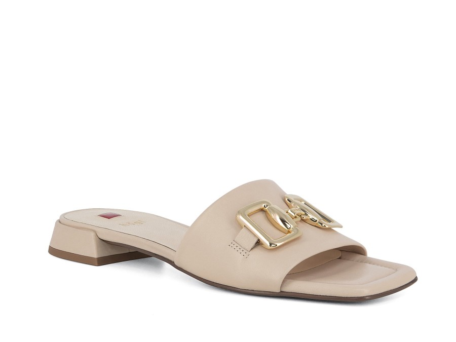 Woman HOGL Slides | Hopson Light Nude | Peter Sheppard Footwear