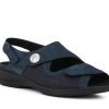 Woman SOLIDUS Sandals | Lia 2 Navy | Peter Sheppard Footwear